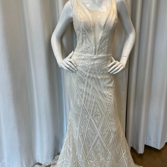 Carmel by Yaniv Persy wedding dress gown - Picture 3 of 6